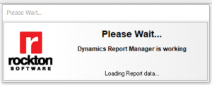 Reporting Window - Dynamics GP