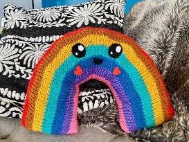 Rockton Stayation Rainbow Pillow