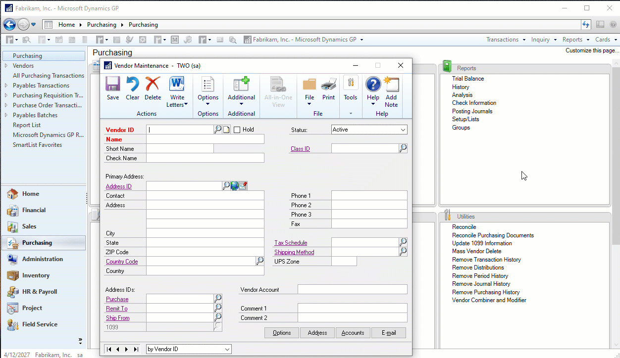 Animated Gif New SmartFill Feature New Feature #6 - Resize Make a Selection Window in Dynamics GP