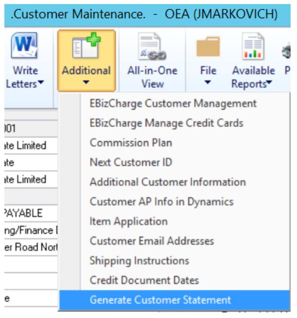 customer maintenance window