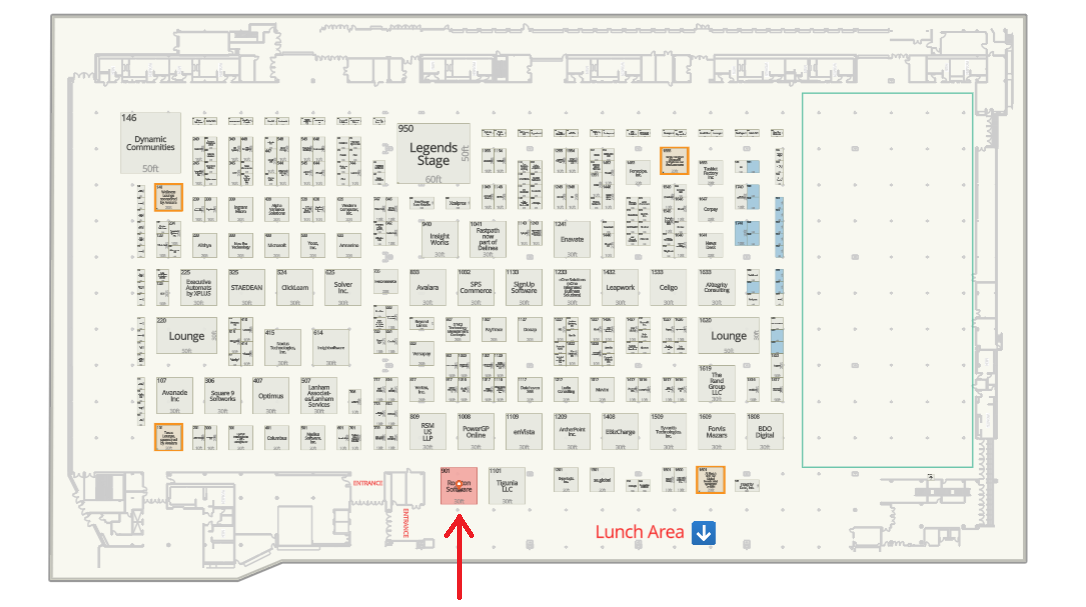 community summit booth map