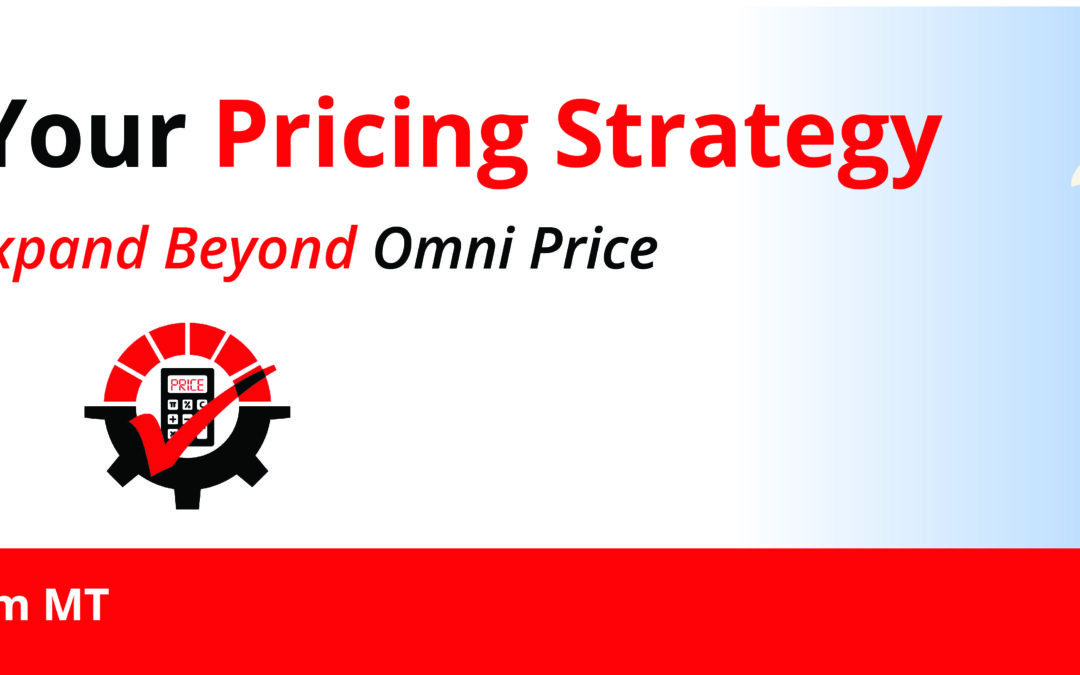 Aug 13: Optimizing Your Pricing Strategy