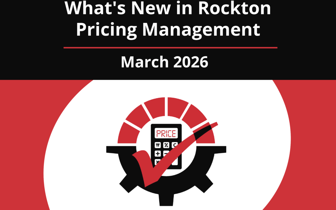 Updates to Rockton Pricing Management – March 2026