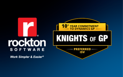 Rockton Software Joins the Knights of GP: Because GP Customers Deserve a Champion