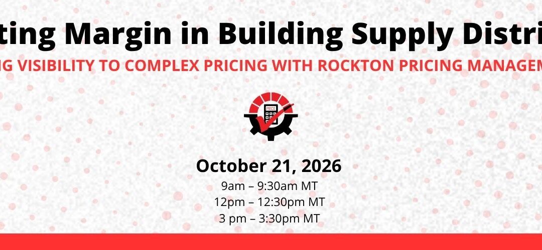 Oct 21: Protecting Margin in Building Supply Distribution